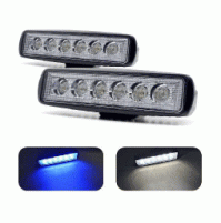 18W LED Boat - DC9-32V - Black casing spreader light - Emmitt Color: Dual color /Blue & White - WK-DU18BBW - AZLED
